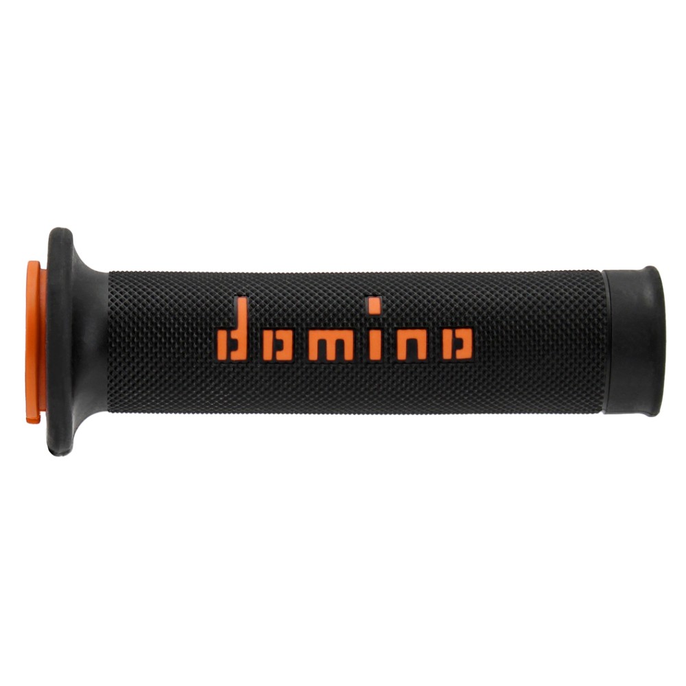 Pair of Grips road-racing Domino A010 - black orange Pair of Grips road-racing Domino A010 - black orange