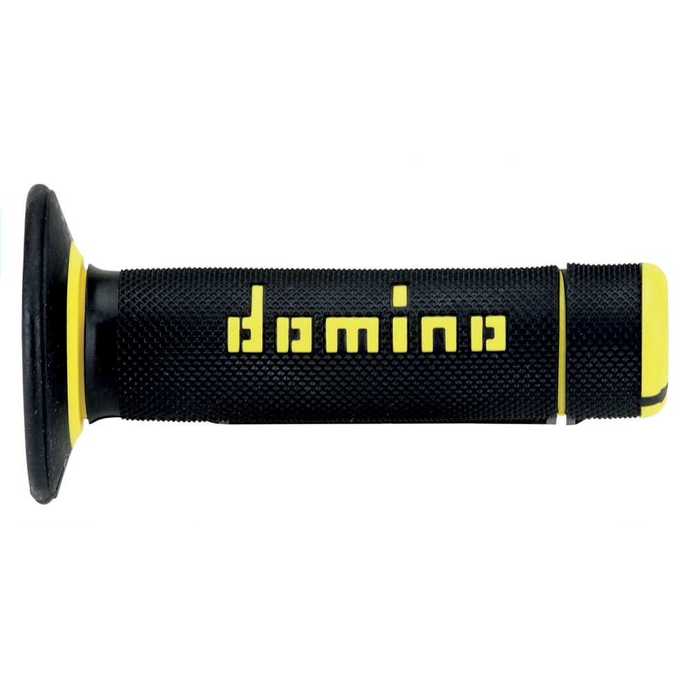 Pair of Grips off-road Domino A020 - black yellow Pair of Grips off-road Domino A020 - black yellow
