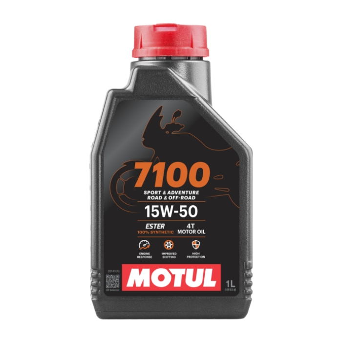 Engine oil Motul 7100 15W-50 - 1 lt