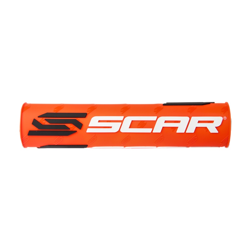Handlebar pad Scar neon orange and white - Handlebar with crossbar MSXOR