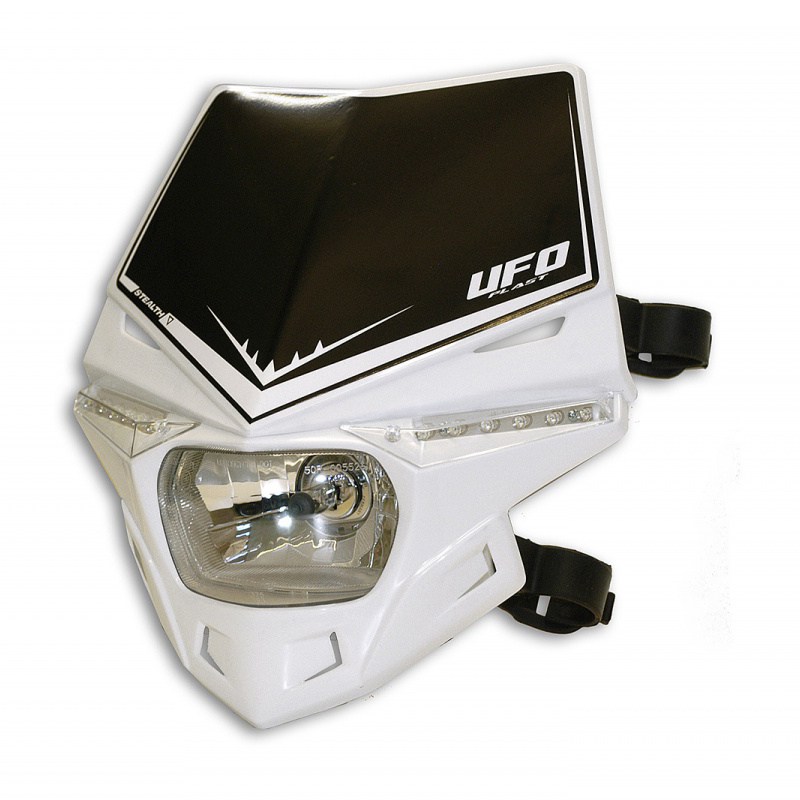 Headlight Mask Universal UFO Stealth white Headlight Mask Universal UFO Stealth white