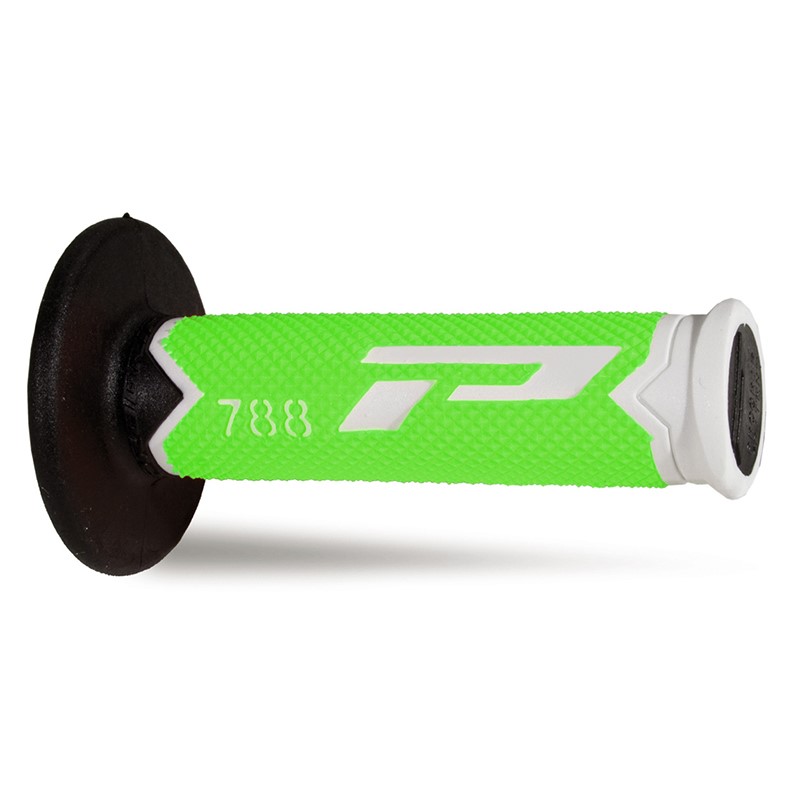 Pair of Grips off-road Pro Grip 788 - white neon green black Pair of Grips off-road Pro Grip 788 - white neon green black