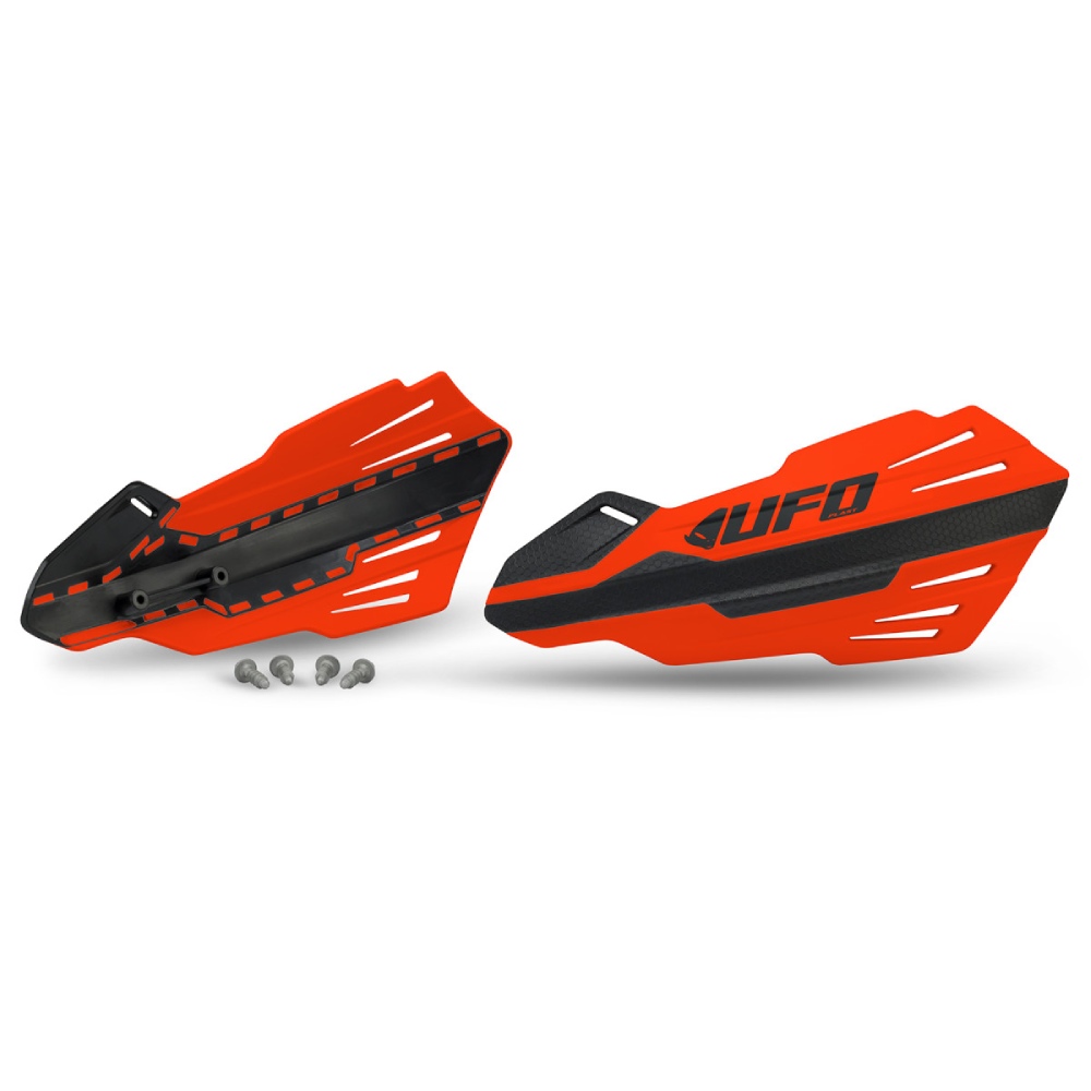 Pair of handguards UFO MERCURY for lever mounts neon orange Pair of handguards UFO MERCURY for lever mounts neon orange