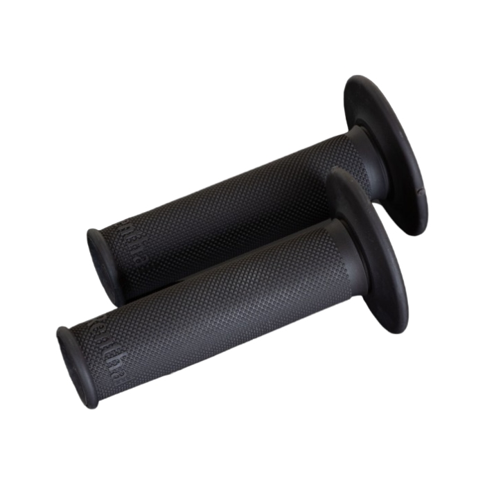 Pair of Grips off-road Renthal Original Full Diamond Hard - black R-G091