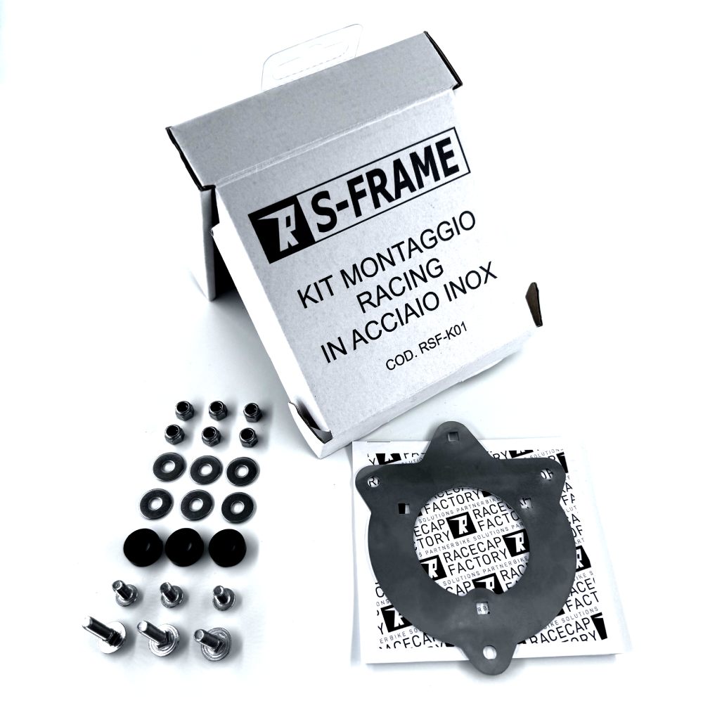 Racecap S-Frame license plate holder - racing tail mounting kit Racecap S-Frame license plate holder - racing tail mounting kit